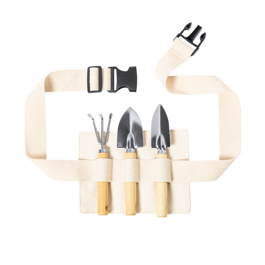 Conjunto de Jardinagem Maurix com 3 Acessórios em Metal