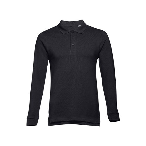 Polo Homem Manga Comprida THC BERN 3XL II em Malha Piqué