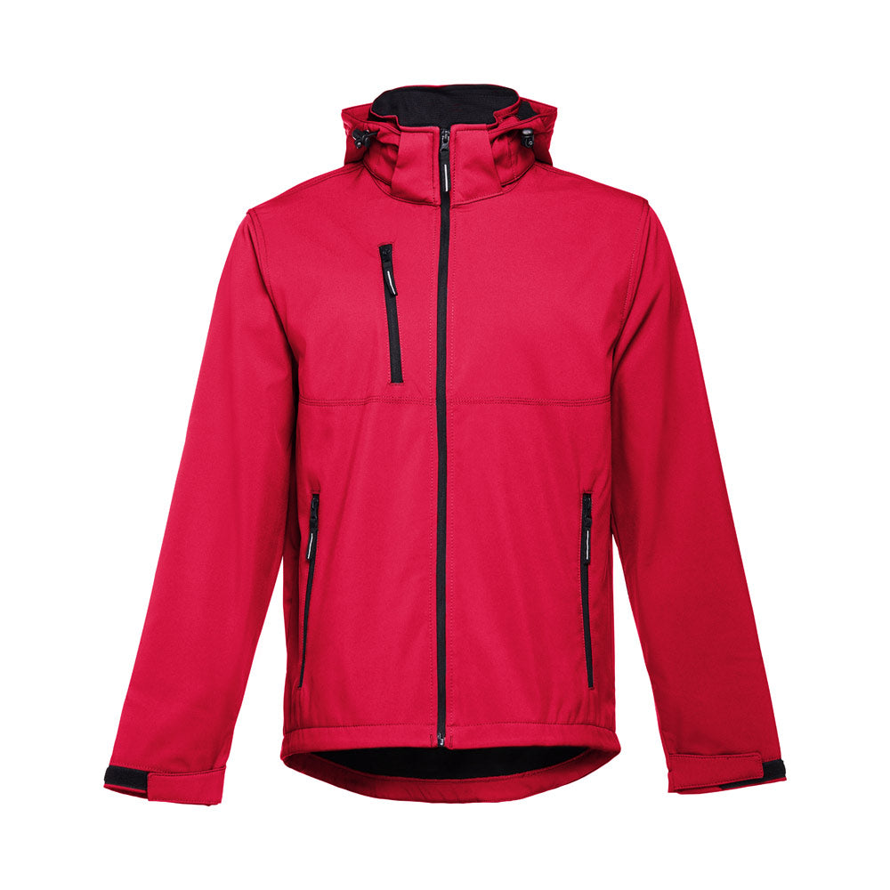 Casaco Softshell THC ZAGREB II para Homem com Capuz Removível
