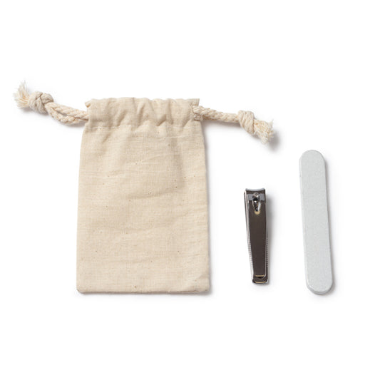 Kit de Manicure em Aço Inoxidável com Saco de Algodão