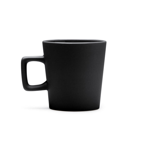 Caneca de Cerâmica Branca 350ml com Alça Retangular
