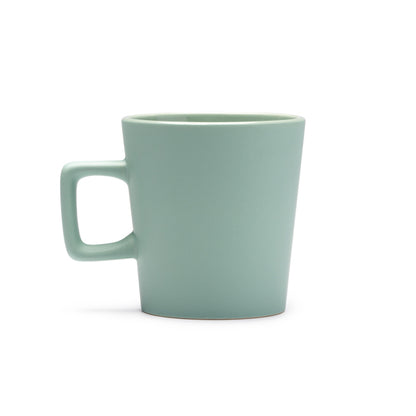 Caneca de Cerâmica Branca 350ml com Alça Retangular