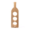 Suporte para Garrafa em Bambu com 3 Aberturas