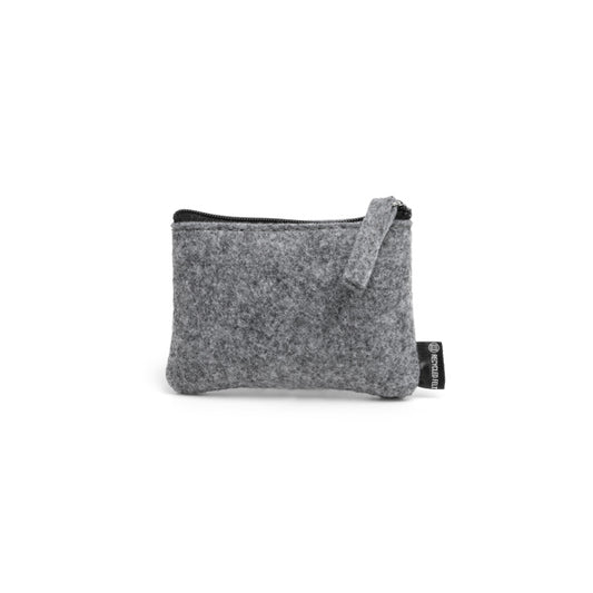 Saco de Lã Cinza com Zipper