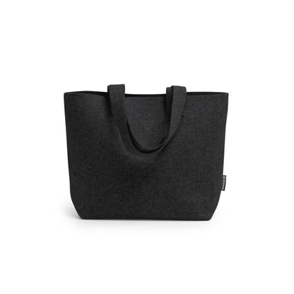 Saco Tote em Feltro Escuro com Alças