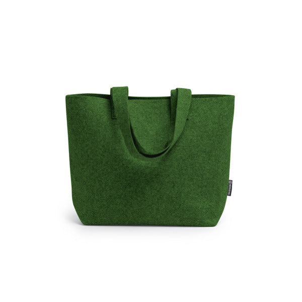 Saco Tote em Feltro Escuro com Alças