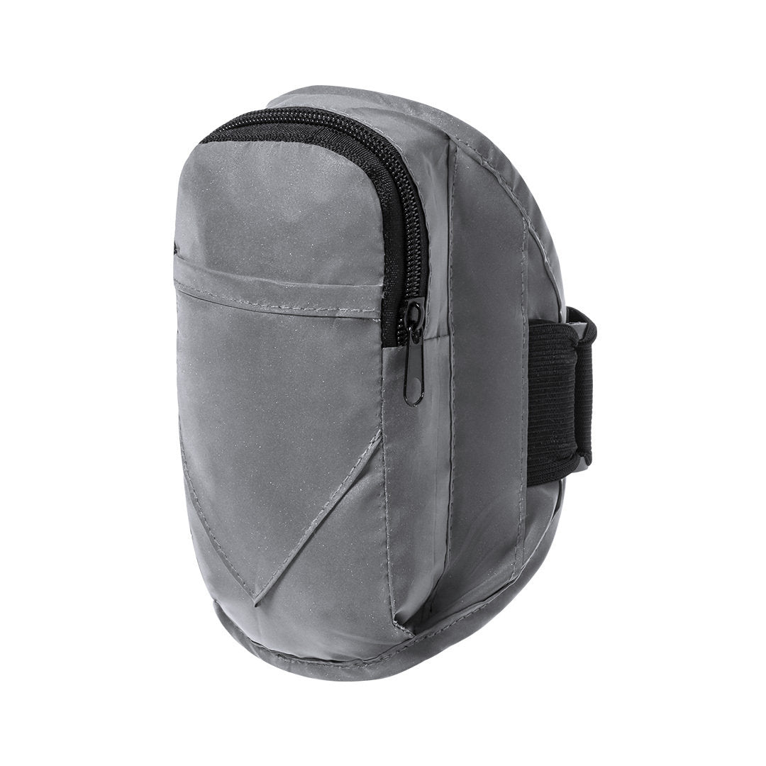 Brazalete Desportivo Refletor com Bolso e Fecho