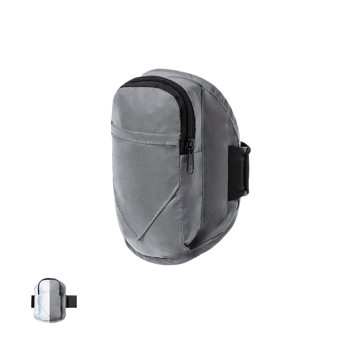Brazalete Desportivo Refletor com Bolso e Fecho