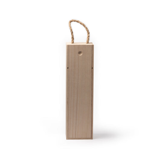 Porta-Documentos em Madeira com Cordão de Sisal