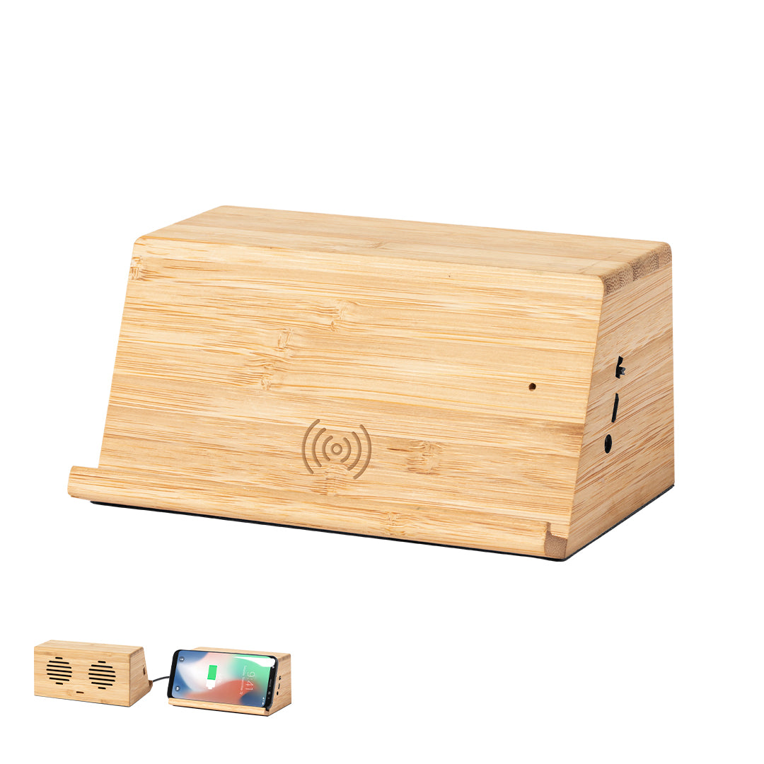 Altifalante Carregador Sem Fios Eco-Friendly 10W