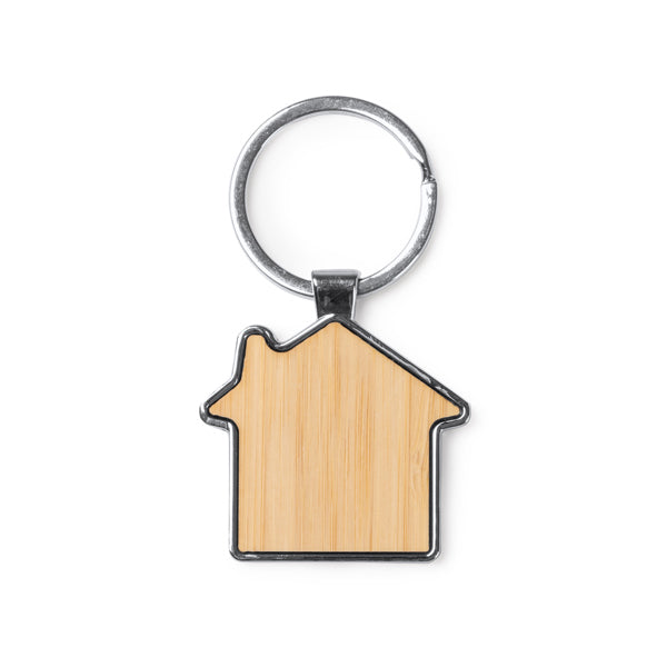 Chaveiro em Bambu com Formato de Casa