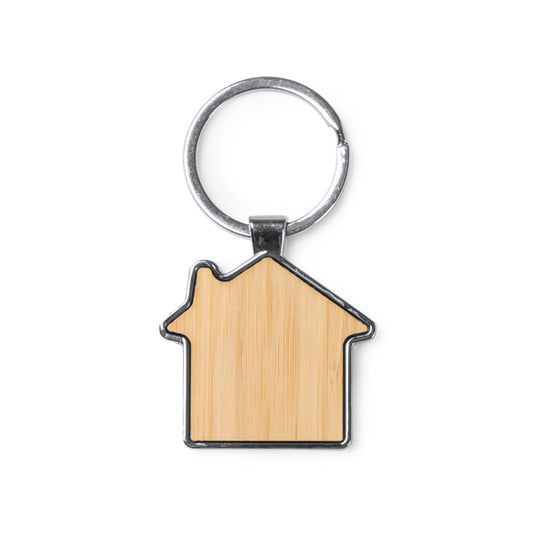 Chaveiro em Bambu com Formato de Casa