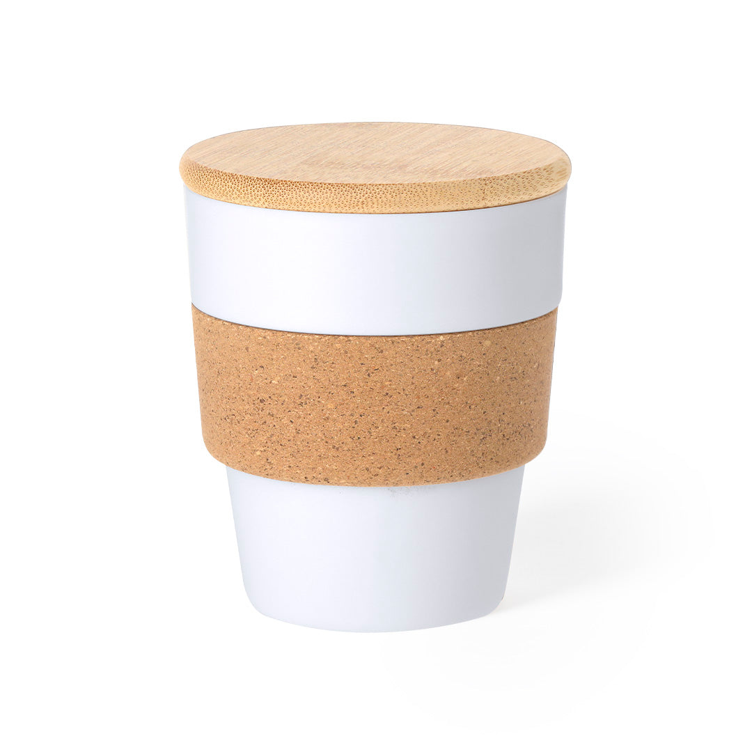Copo Nature 350ml com Cortiça e Bambu