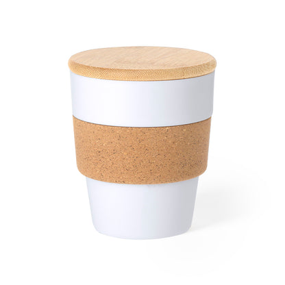 Copo Nature 350ml com Cortiça e Bambu