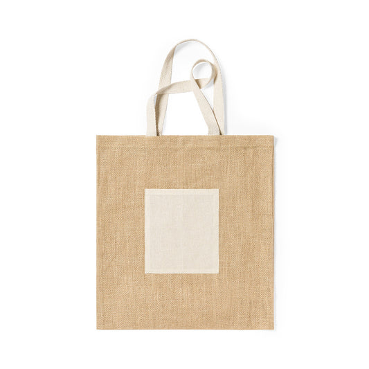 Bolsa Flobux em Juta Natural Resistente