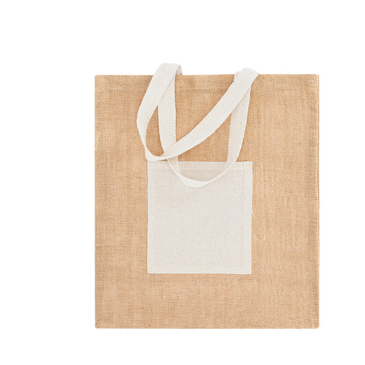 Bolsa Flobux em Juta Natural Resistente