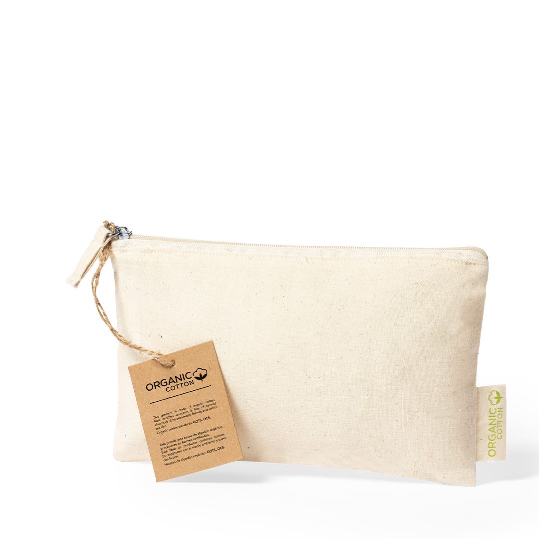 Necessaire Plumok em Algodão Orgânico Natural