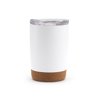 Copo Térmico de Aço Inoxidável 350ml com Base de Cortiça