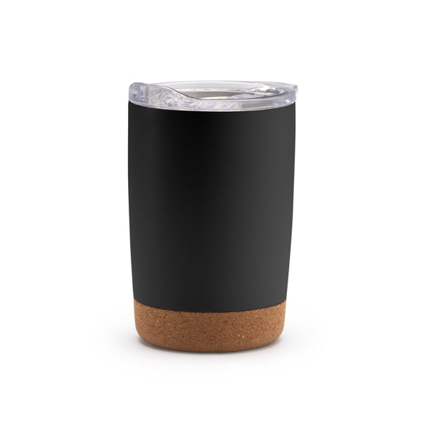 Copo Térmico de Aço Inoxidável 350ml com Base de Cortiça