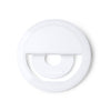 Suporte para Telefone em Plástico Branco Circular