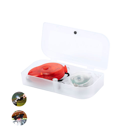 Conjunto de Luzes LED Segurança para Bicicleta