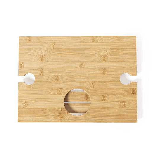 Mesa Dobrável para Amantes do Vinho em Bambu