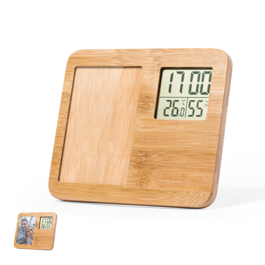 Moldura Meteorológica em Bambu Eco-Friendly