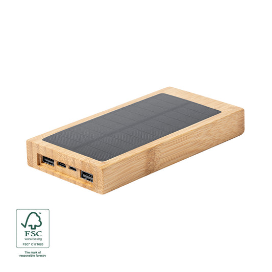 Power Bank Diuk FSC 10.000 mAh com Carga Solar e Sem Fios