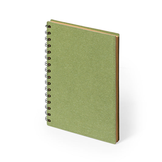 Libreta A5 Nature com Anilhas e Capa Reciclada