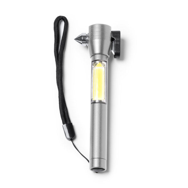 Caneta LED em Alumínio com Lâmpada e Função Stylus