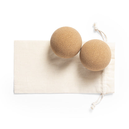 Set de 2 Bolas de Cortiça para Yoga