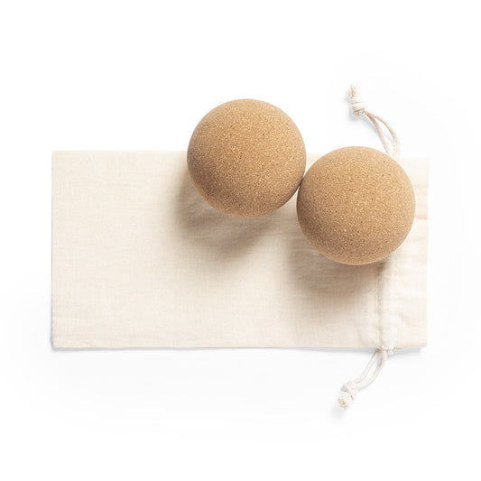 Set de 2 Bolas de Cortiça para Yoga