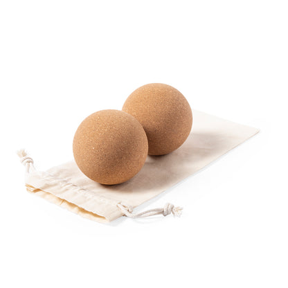 Set de 2 Bolas Naturais para Yoga e Exercícios