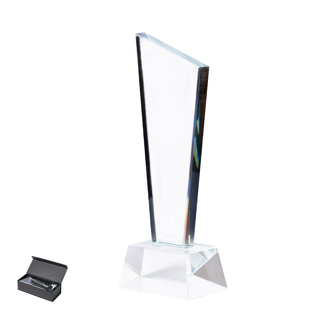 Troféu de Vidro Espesso com Design Original