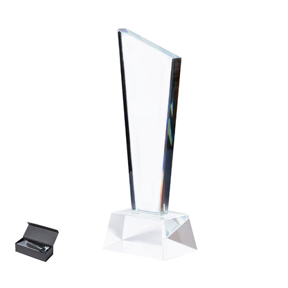 Troféu de Vidro Espesso com Design Original