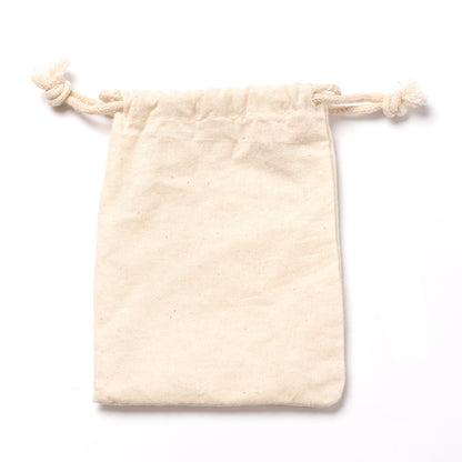 Saco de Algodão Natural com Cordão Ajustável