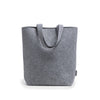 Saco Tote em Feltro Cinza com Alças