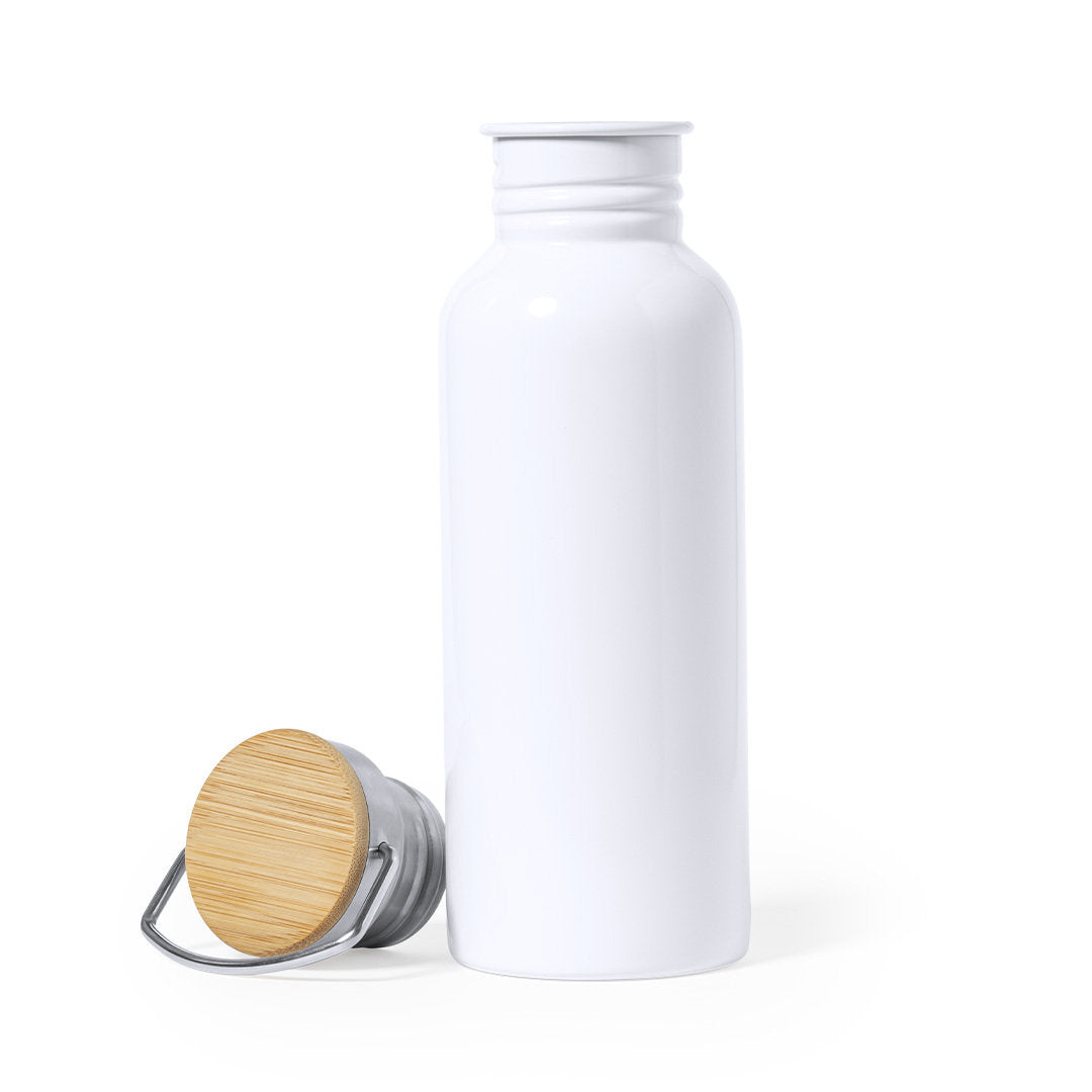 Bidão Retro em Aço Inoxidável 750ml com Tampa de Segurança