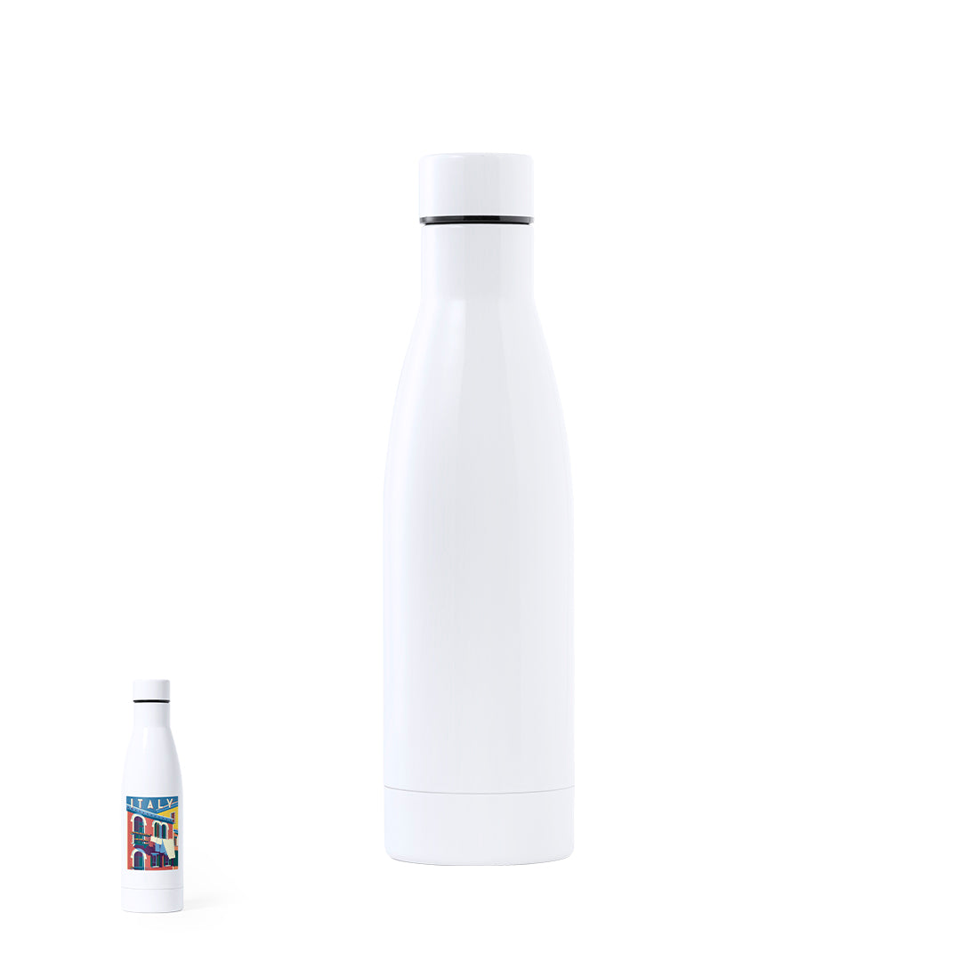 Bidão em Aço Inox 700ml Branco Sublimação