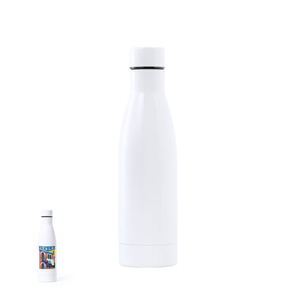 Bidão em Aço Inox 700ml Branco Sublimação