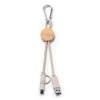 Cabo USB em Bambu com Carabina