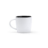 Caneca de Cerâmica Branca 300ml com Interior Colorido