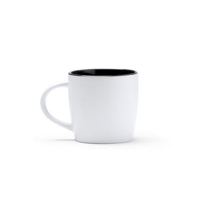 Caneca de Cerâmica Branca 300ml com Interior Colorido