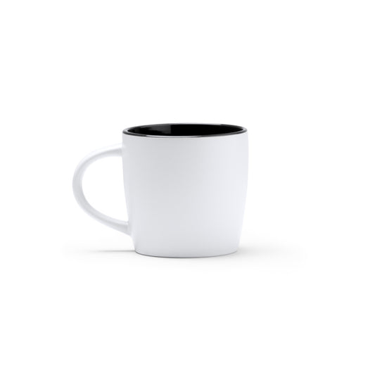 Caneca de Cerâmica Branca 300ml com Interior Colorido