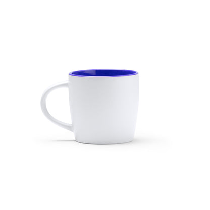 Caneca de Cerâmica Branca 300ml com Interior Colorido