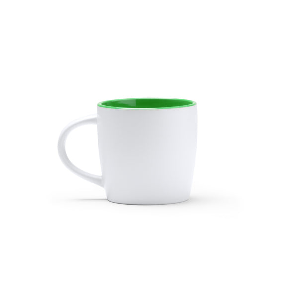 Caneca de Cerâmica Branca 300ml com Interior Colorido
