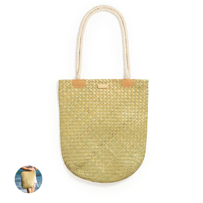 Bolsa Bedwey em Palha com Asas Longas e Personalizável