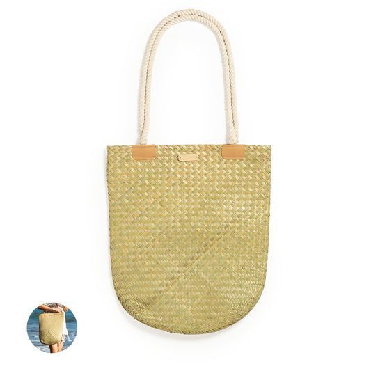 Bolsa Bedwey em Palha com Asas Longas e Personalizável