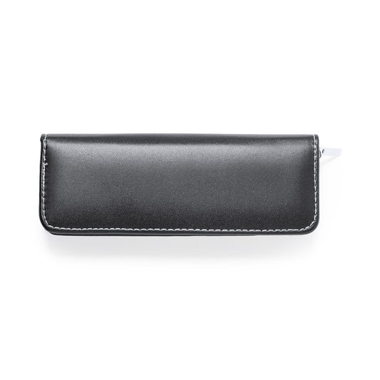 Set Premium Caneta e Roller Elegante Preto e Cromado