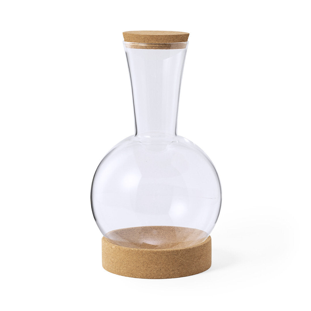 Decantador Nature 1,7L em Cristal e Cortiça